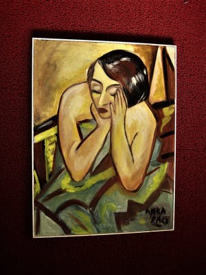 Niet of onleesbaar gesigneerd - Hongarije omstreeks 1950 - Olieverf - Naakt met gesloten ogen - gesigneerd kopen? Bied vanaf 1!