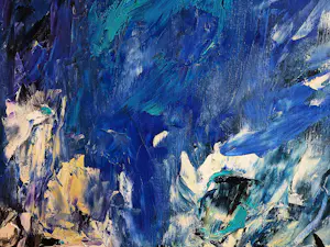 Charlotte Molenkamp - groot & indrukwekkend abstract olieverf op doek - in fraaie lijst kopen? Bied vanaf 1660!