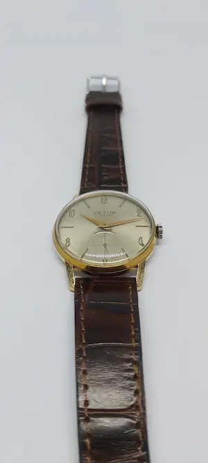 Vintage Vetur Gold Plated Heren Horloge 1970 kopen? Bied vanaf 115!