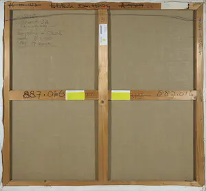 Wim Straatman - Olieverf op doek, Compositie in okers (Groot) kopen? Bied vanaf 1!