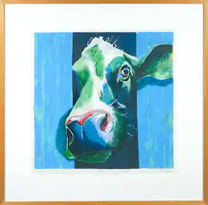 Theo Onnes - Zeefdruk, Eva - Ingelijst vendu pour 70€ !