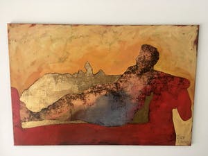 Sjer Jacobs - Vrouw op sofa kopen? Bied vanaf 450!