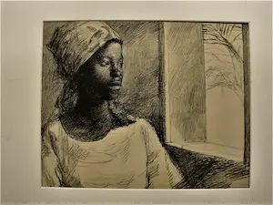 Aat Veldhoen - TWEE(2) Rotaprenten "donkere vrouw" & "Diny" potloodgesigneerd kopen? Bied vanaf 48!