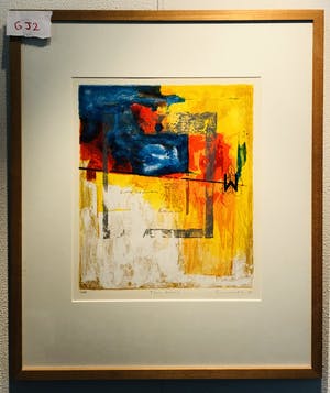 Piotr Konkel - zonder titel met lijst (GJ-2) kopen? Bied vanaf 75!