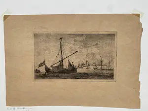 Ludolf Bakhuizen - Zeegezicht kopen? Bied vanaf 50!