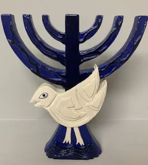 Corneille - Signed Keramische Menorah kopen? Bied vanaf 1600!