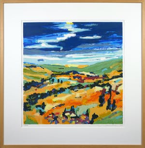 Willem Brauck - Zeefdruk, Les Couleurs de Provence - Ingelijst kopen? Bied vanaf 35!