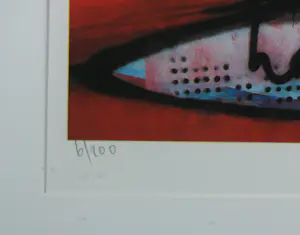 Henk Schiffmacher - Zeefdruk op papier, Oh my... (i.s.m. Herman Brood) - Ingelijst kopen? Bied vanaf 250!