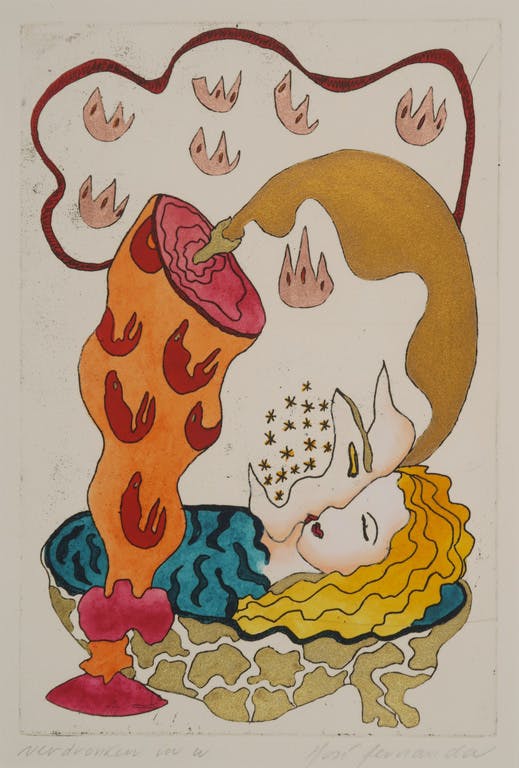 Jose Fernanda - Jose Fernanda: Handbewerkte Ets, Verdronken in u kopen? Bied vanaf 1!