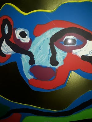 Karel Appel - Flying hat meets sleeping dog kopen? Bied vanaf 1250!