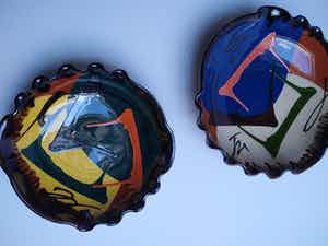 Thomas Buxo - 2 keramiek schalen verkocht voor € 60!