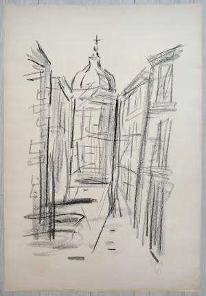 Andre van der Vossen - Roma, tekening kopen? Bied vanaf 40!
