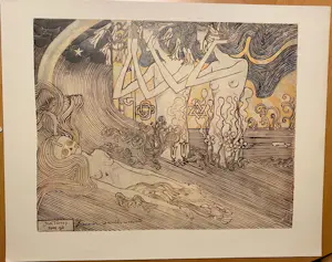 Jan Toorop - Vada Map: Zes tekeningen van Jan Toorop kaufen? Bieten Sie von 110!