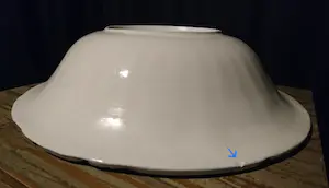 Niet of onleesbaar gesigneerd - Grote schaal met handgeschilderde motieven kopen? Bied vanaf 1!