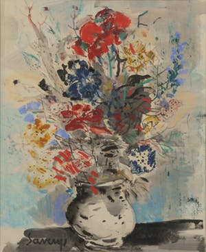 Albert Saverys - Bloemstilleven kopen? Bied vanaf 1200!