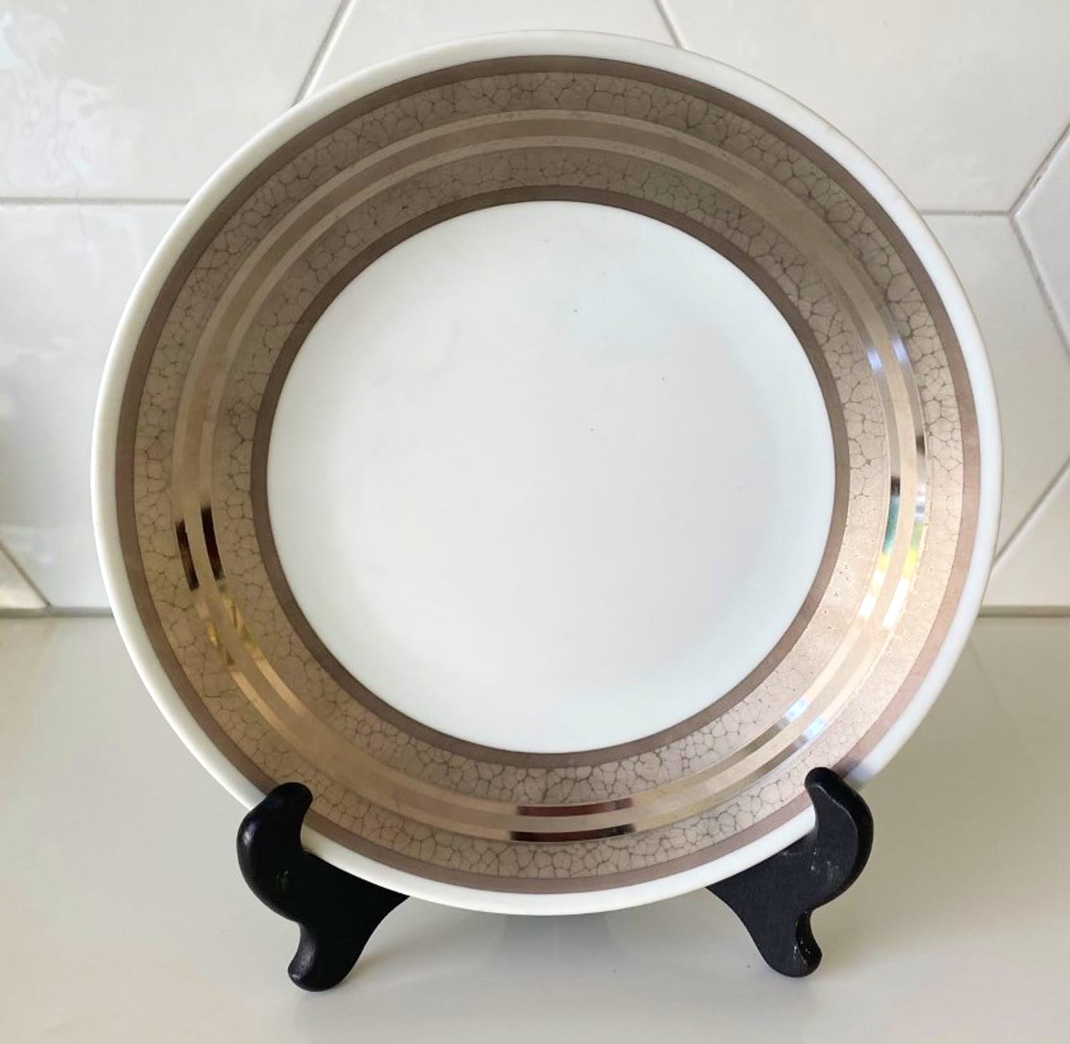 Rosenthal - Helmut Drexler - Rosenthal - Hand gedecoreerd design sierbord uit de Studio Line verkocht voor € 1!