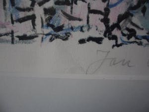 Jan Wolkers - Zeefdruk uit de serie 'Winterbeeld IV' - 1995 kopen? Bied vanaf 120!