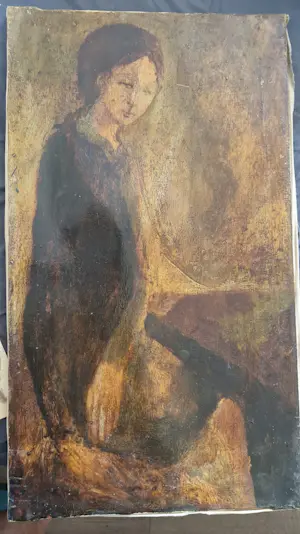 AcheterFranz Borghese - Olieverfschilderij van Dame? Enchérissez de 1500!
