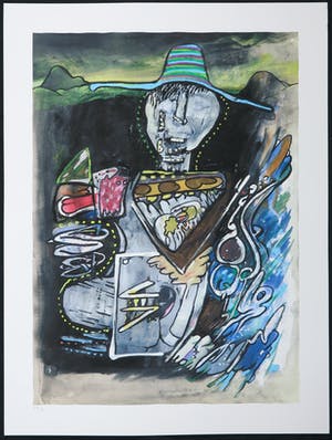 Hugo Claus - Litho, Vogelverschrikker kopen? Bied vanaf 200!
