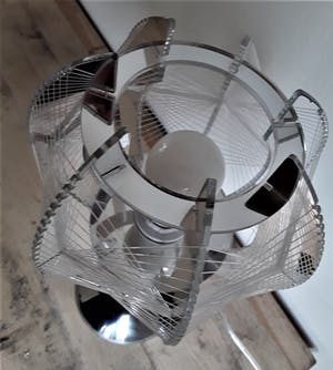 Niet of onleesbaar gesigneerd - Gemerkt Globo- Tafellamp, vermoedelijk ontwerp Paul Secon Swag kopen? Bied vanaf 1!