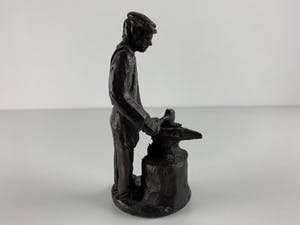 Jaap Hartman - bronzen beeld - 'smid' kopen? Bied vanaf 79!