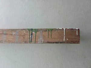 Piet Dirkx - Encaustiek. Gekleurde was op houten balk. kopen? Bied vanaf 79!