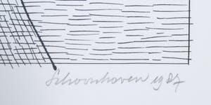 Jan Schoonhoven - Zeefdruk, Vorm kopen? Bied vanaf 10!