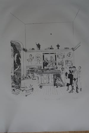 Sipke Huismans - litho zonder titel kopen? Bied vanaf 20!