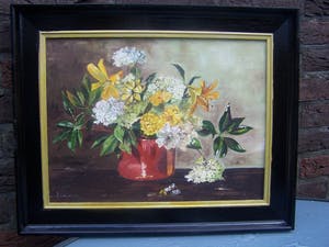 Niet of onleesbaar gesigneerd - Bloemstilleven. kopen? Bied vanaf 10!