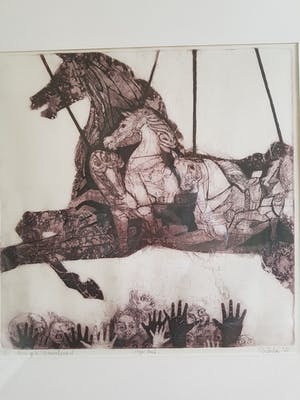 Ton Diekstra - Visie op 'n carrouselpaard kopen? Bied vanaf 75!