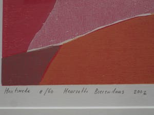 Henriette Boerendans - studeerde aan de Kunst Acad. Den Haag. Specialiseerde zich in houtsnedes. kopen? Bied vanaf 30!