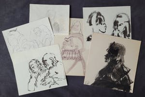 Luis Filcer - Lot van zes tekeningen kopen? Bied vanaf 1!