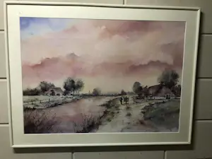 Jan Kooistra - Landschap in Friesland kopen? Bied vanaf 100!