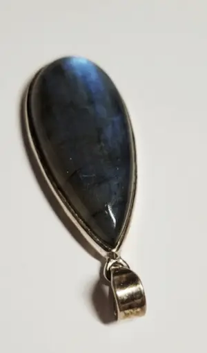 nieuwe Zilveren Hanger met Spectroliet / labradoriet kopen? Bied vanaf 60!