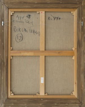 Rik van Iersel - Olieverf op doek, Zonder titel - Ingelijst (Groot) kopen? Bied vanaf 1000!