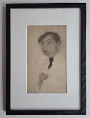 Jan Mankes - Zelfportret. Ingelijst. kopen? Bied vanaf 99!