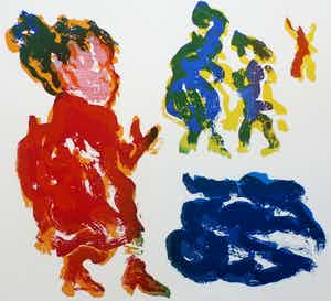 Jan Sierhuis - ets: 1993 (Gelderse grafiekmap) verkocht voor € 70!