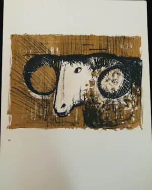 Bernard Buffet - "Le Bélier" (De Ram). Lithografie. kopen? Bied vanaf 29!
