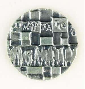 Eric Claus - Zilveren penning: Communicatie '70 te Rotterdam, 1970 verkocht voor € 65!