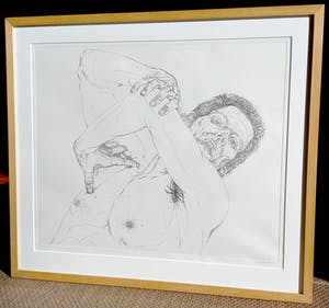 Paul van Dongen - Zonder titel, ets (netjes ingelijst, zeldzaam) kopen? Bied vanaf 250!