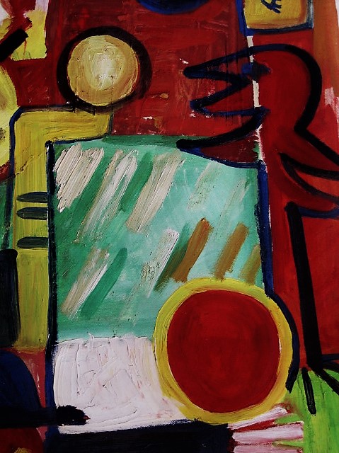 Ruud Cornelisse - Karakteristiek expressionistisch Acrylverf "Circus" 1989 GROOT! kopen? Bied vanaf 1!