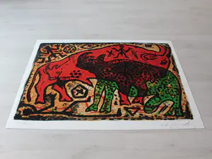 A.R. Penck - "Stier und Nashorn" kopen? Bied vanaf 1200!