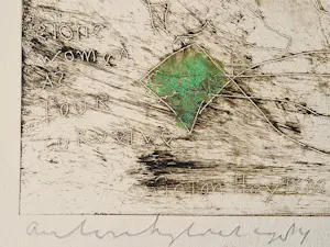 Anton Heyboer - Unieke 1984 -eigen druk- Ets "Koningsgraf" potloodgesigneerd kopen? Bied vanaf 74!