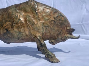 Pierre Chenet - Bronzen stier kopen? Bied vanaf 320!