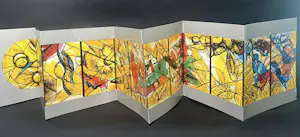 Marc Chagall - Gesigneerde Cassette "De Chagall-ramen in Zürich" met uitvouwposters kopen? Bied vanaf 890!