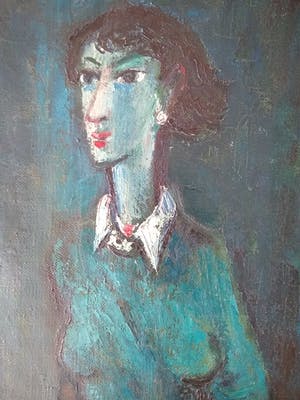 Theo van der Horst - (1921-2003) Portret van een vrouw kopen? Bied vanaf 150!