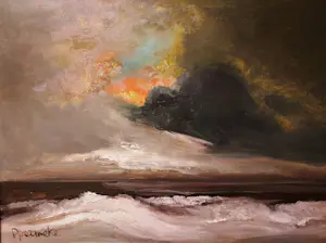 Paul Permeke - Zonsondergang aan zee kopen? Bied vanaf 695!