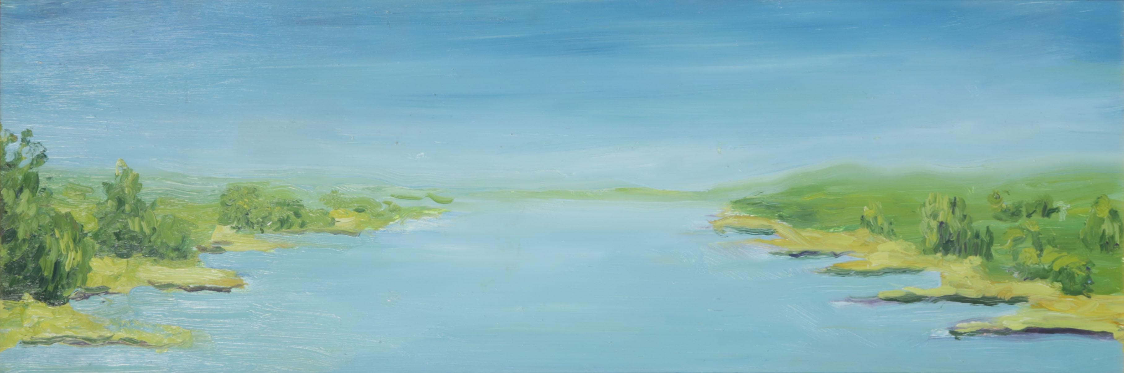 Bert Wisman - Olieverf op paneel, Landschap - Ingelijst kopen? Bied vanaf 50!