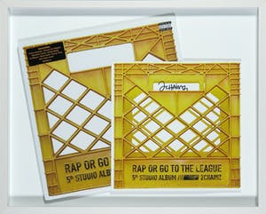 2 Chainz - Album Rap or go to the league met gesigneerde zeefdruk - Ingelijst kopen? Bied vanaf 1!