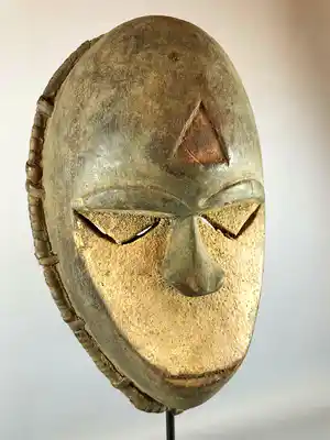 Eket - 220516 - African Mask from the EKET People - Liberia. verkocht voor € 45!